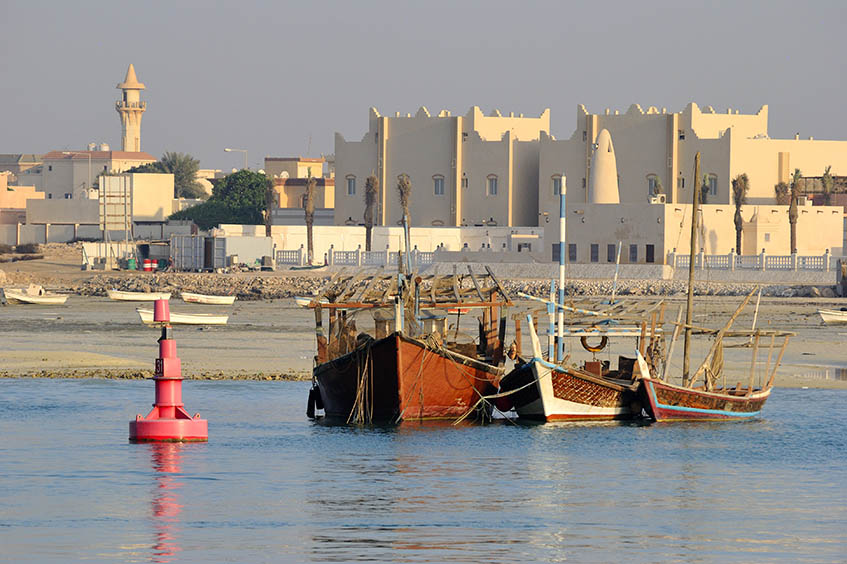 Puerto de Al Ruwais en Madinat ash Shamal