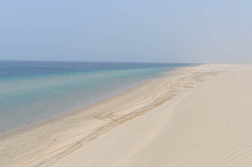 Khol al Adaid, mar interior en Qatar